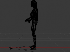 A Woman in a Swimsuit 02 3D Модель