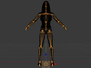 A Woman in a Swimsuit 02 3D Model