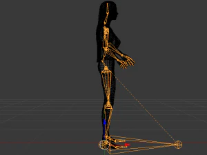 A Woman in a Swimsuit 02 3D Model