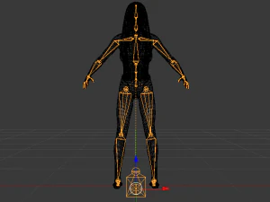 A Woman in a Swimsuit 02 3D Model