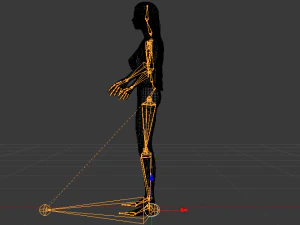 A Woman in a Swimsuit 02 3D Model