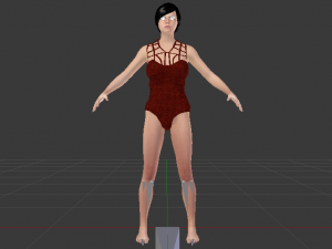 A Woman in a Swimsuit 03 3D 模型