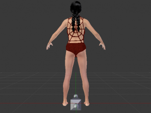 A Woman in a Swimsuit 03 3D 模型
