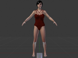 A Woman in a Swimsuit 03 3D 模型