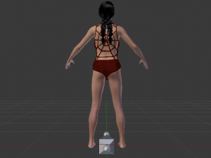 A Woman in a Swimsuit 03 3D 模型