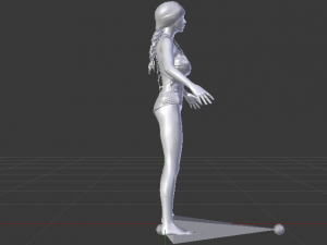 A Woman in a Swimsuit 03 3D 模型
