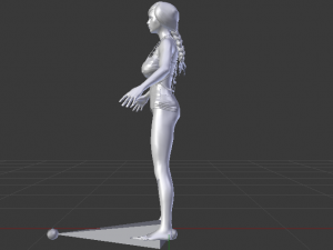 A Woman in a Swimsuit 03 3D 模型