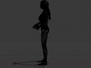 A Woman in a Swimsuit 03 3D 模型