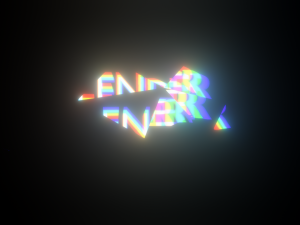 Glitch Effect - made in Blender 3D Модель