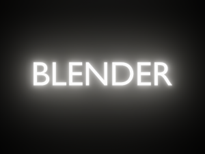 Glitch Effect - made in Blender 3D Модель