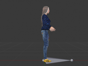 Woman in Casual Clothes 01 3D Model