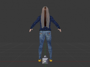 Woman in Casual Clothes 01 3D Model