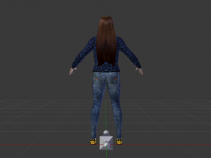 Woman in Casual Clothes 01 3D Model