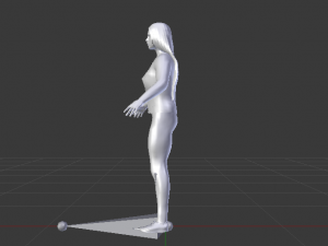 Woman in Casual Clothes 01 3D Model
