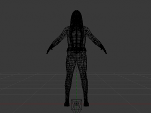 Woman in Casual Clothes 01 3D Model