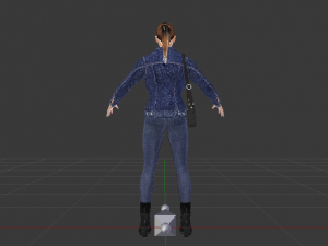 Woman in Casual Clothes 02 Model 3D