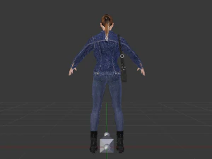 Woman in Casual Clothes 02 3D Model