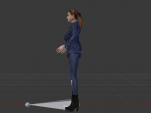 Woman in Casual Clothes 02 Model 3D