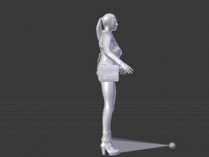 Woman in Casual Clothes 02 Model 3D
