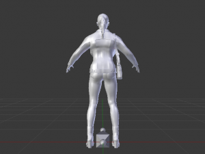 Woman in Casual Clothes 02 Model 3D