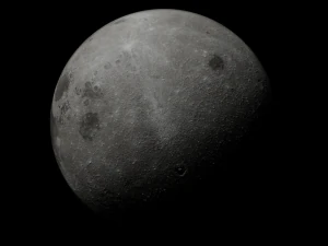 The Moon - made in Blender 3D Model