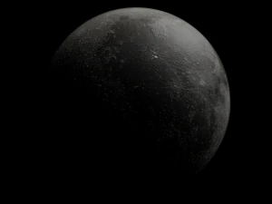 The Moon - made in Blender 3D Model
