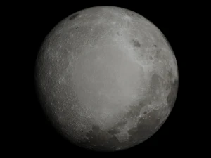 The Moon - made in Blender 3D Model