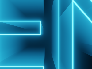 80s Style Text Animation - made in Blender Modèle 3D