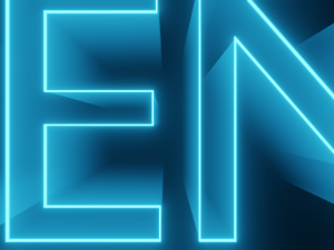 80s Style Text Animation - made in Blender Modèle 3D