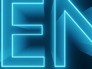 80s Style Text Animation - made in Blender 3D Model