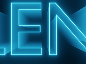 80s Style Text Animation - made in Blender Modèle 3D