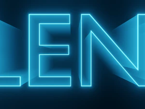 80s Style Text Animation - made in Blender 3D Model