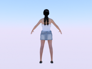 Woman in Casual Clothes 03 3D मॉडल