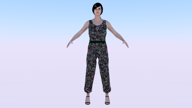 Woman in Casual Clothes 04 3D 모델 .c4d .max .obj .3ds .fbx .stl .blend 