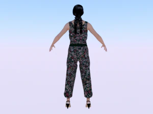 Woman in Casual Clothes 04 3D Model