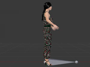 Woman in Casual Clothes 04 3D Model