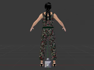 Woman in Casual Clothes 04 3D Model