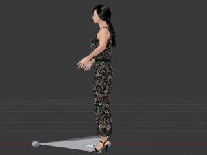Woman in Casual Clothes 04 3D Model