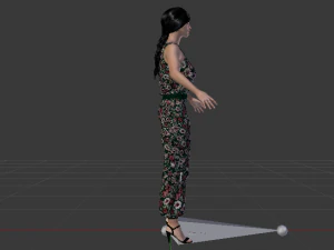 Woman in Casual Clothes 04 3D Model