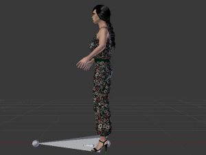 Woman in Casual Clothes 04 3D Model