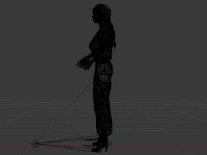 Woman in Casual Clothes 04 3D Model
