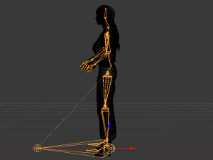 Woman in Casual Clothes 04 3D Model