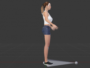 Woman in Casual Clothes 05 3D Model