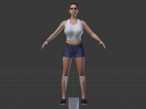 Woman in Casual Clothes 05 3D Model