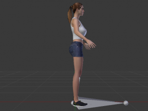 Woman in Casual Clothes 05 3D Model