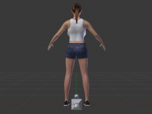 Woman in Casual Clothes 05 3D Model