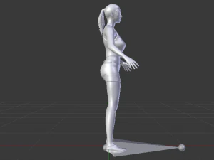 Woman in Casual Clothes 05 3D Model