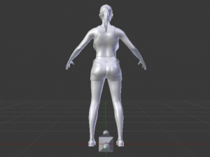 Woman in Casual Clothes 05 3D Model
