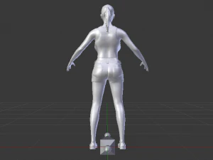 Woman in Casual Clothes 05 3D Model