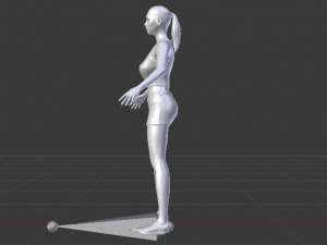 Woman in Casual Clothes 05 3D Model
